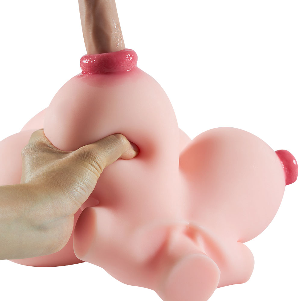 Futa Lucy: Hentai TPE Sex Torso with Big Penis, 5.1kg (11.2 lbs) vista 6