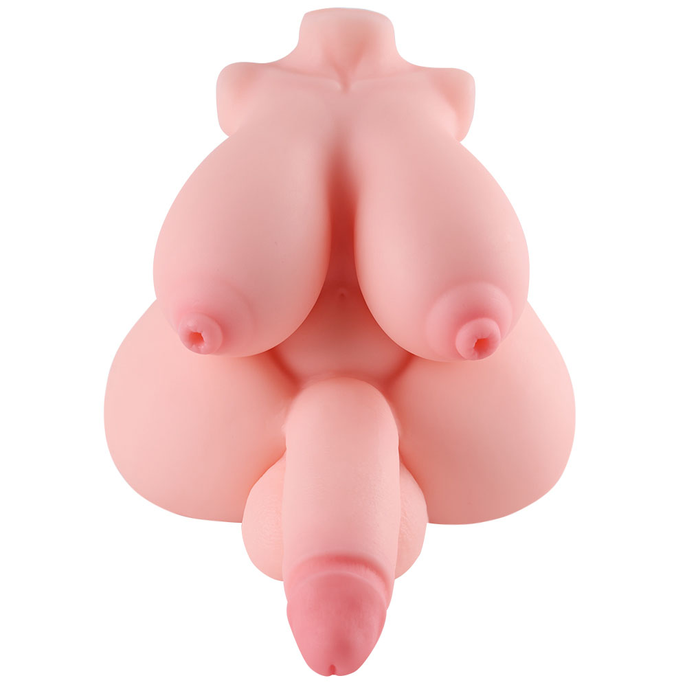 Mini Robin: Futa TPE Sex Torso with Fuckable Tits, 1.3kg (2.9 lbs) vista 7