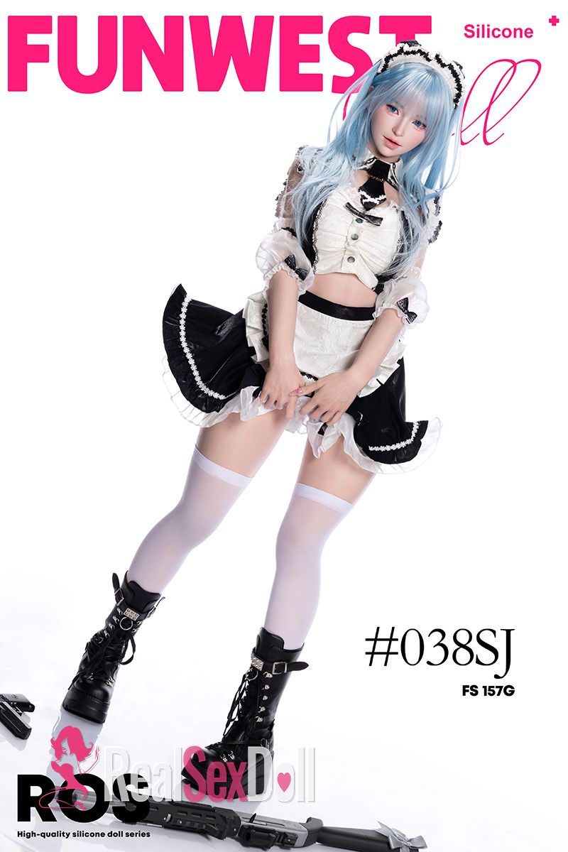 157cm / 5ft2 G-Cup Silicone Sex Doll Alice with Real Skin Texture, ROS Head (#038SJ) vista 3