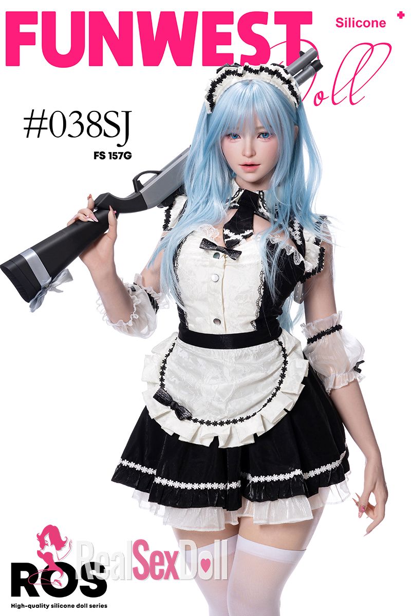 157cm / 5ft2 G-Cup Silicone Sex Doll Alice with Real Skin Texture, ROS Head (#038SJ) vista 6