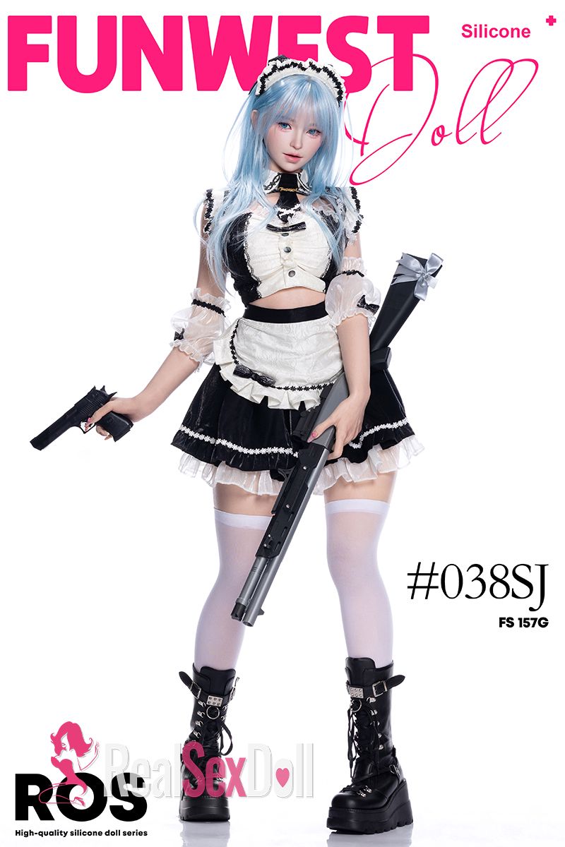 157cm / 5ft2 G-Cup Silicone Sex Doll Alice with Real Skin Texture, ROS Head (#038SJ) vista 8