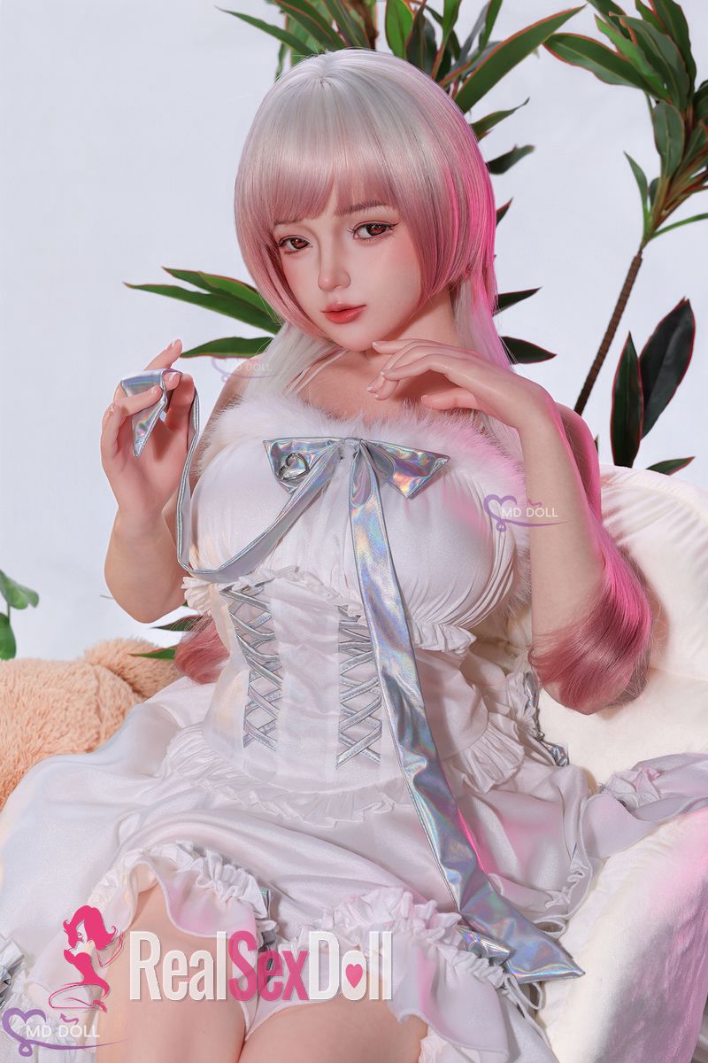 151cm / 4ft11 G-Cup Silicone Real Skin Sex Doll Kitty with Head M59 (ROS Available) — 151cm — SILICONE