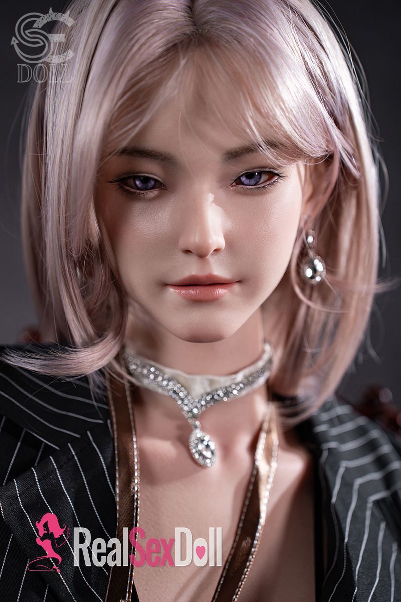 T160cm / 5ft3 C-cup AYA Series Real Skin Silicone Sex Doll Shion.B with ROS Head #155SO vista 8