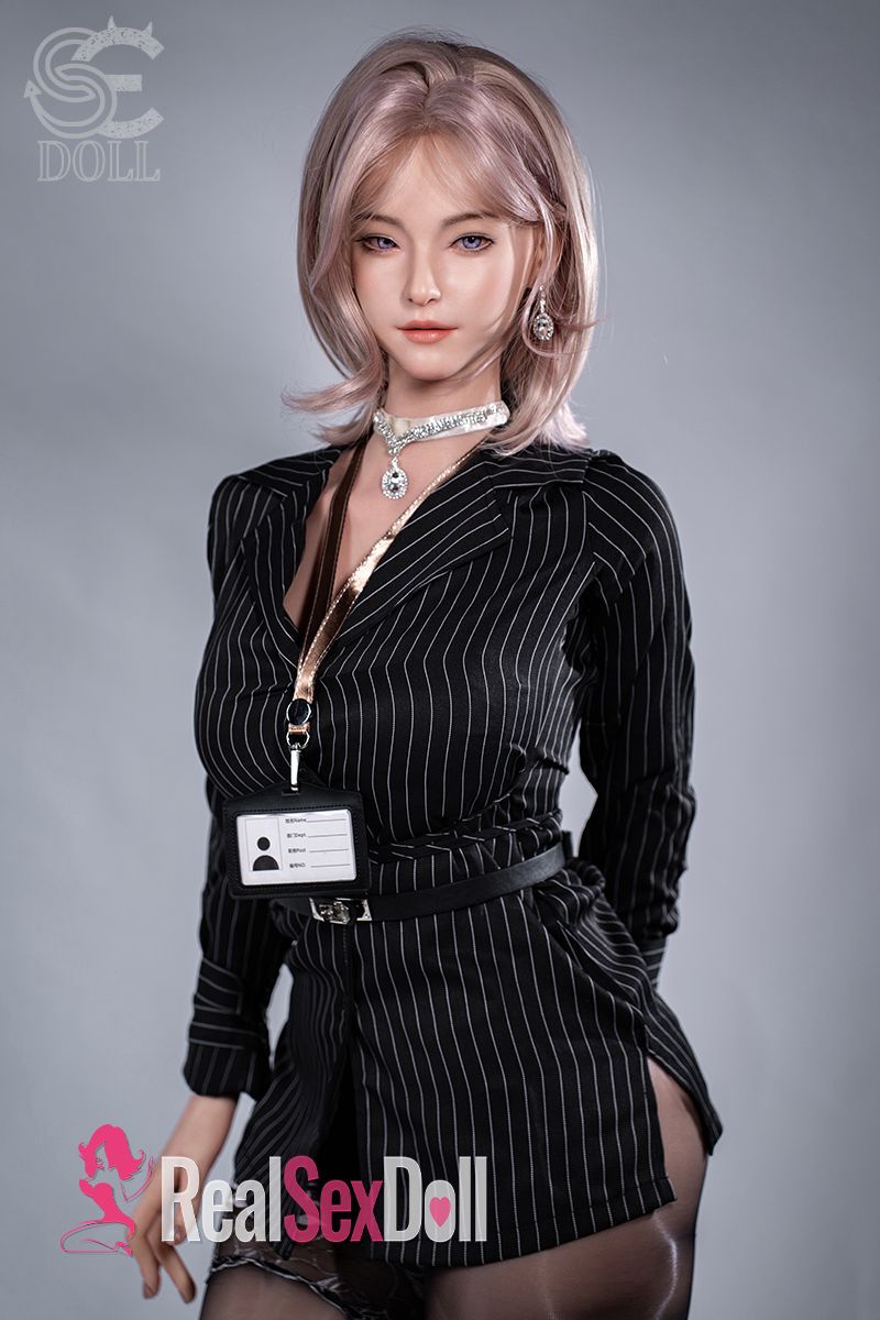 T160cm / 5ft3 C-cup AYA Series Real Skin Silicone Sex Doll Shion.B with ROS Head #155SO vista 5