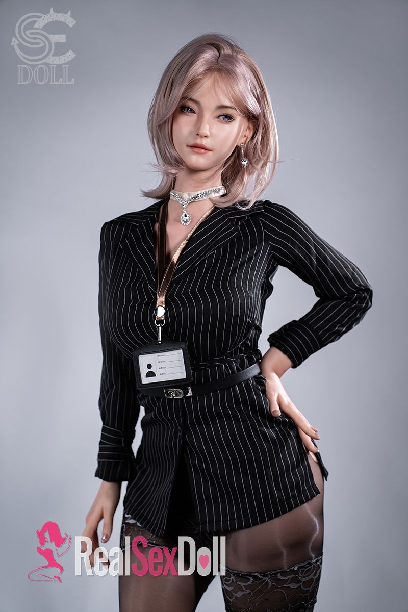 T160cm / 5ft3 C-cup AYA Series Real Skin Silicone Sex Doll Shion.B with ROS Head #155SO vista 4