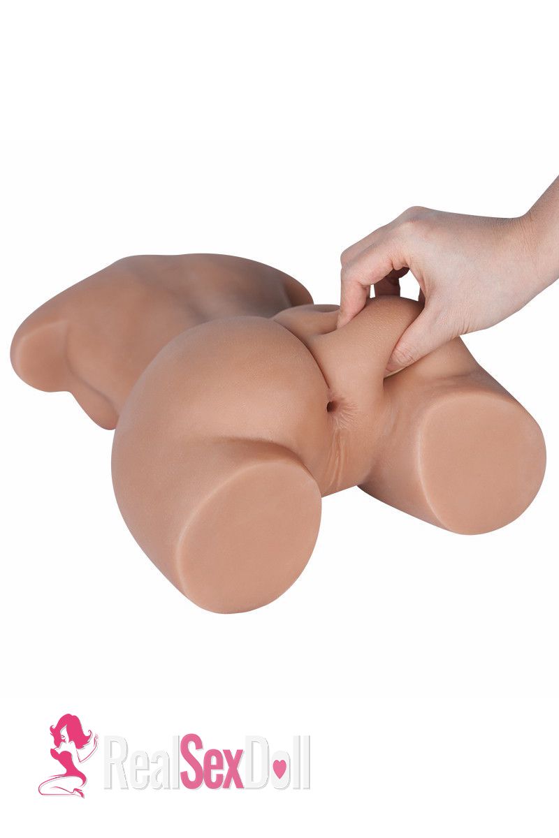11lbs TPE Male Sex Doll Torso Leo Compatible with Silicone Dildo vista 6