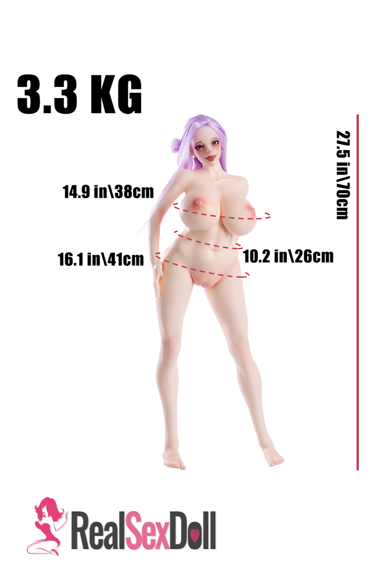3.0 Ivy: Hentai Figure Handheld Silicone Toy, 3.3kg(7.3 lbs) vista 2