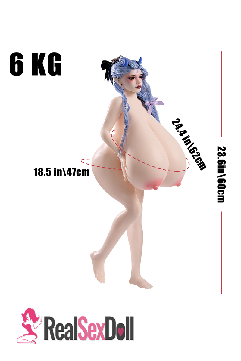 3.0 Ling: Big Tits Anime Silicone Hentai Figure, 6kg(13.2 lbs) vista 2