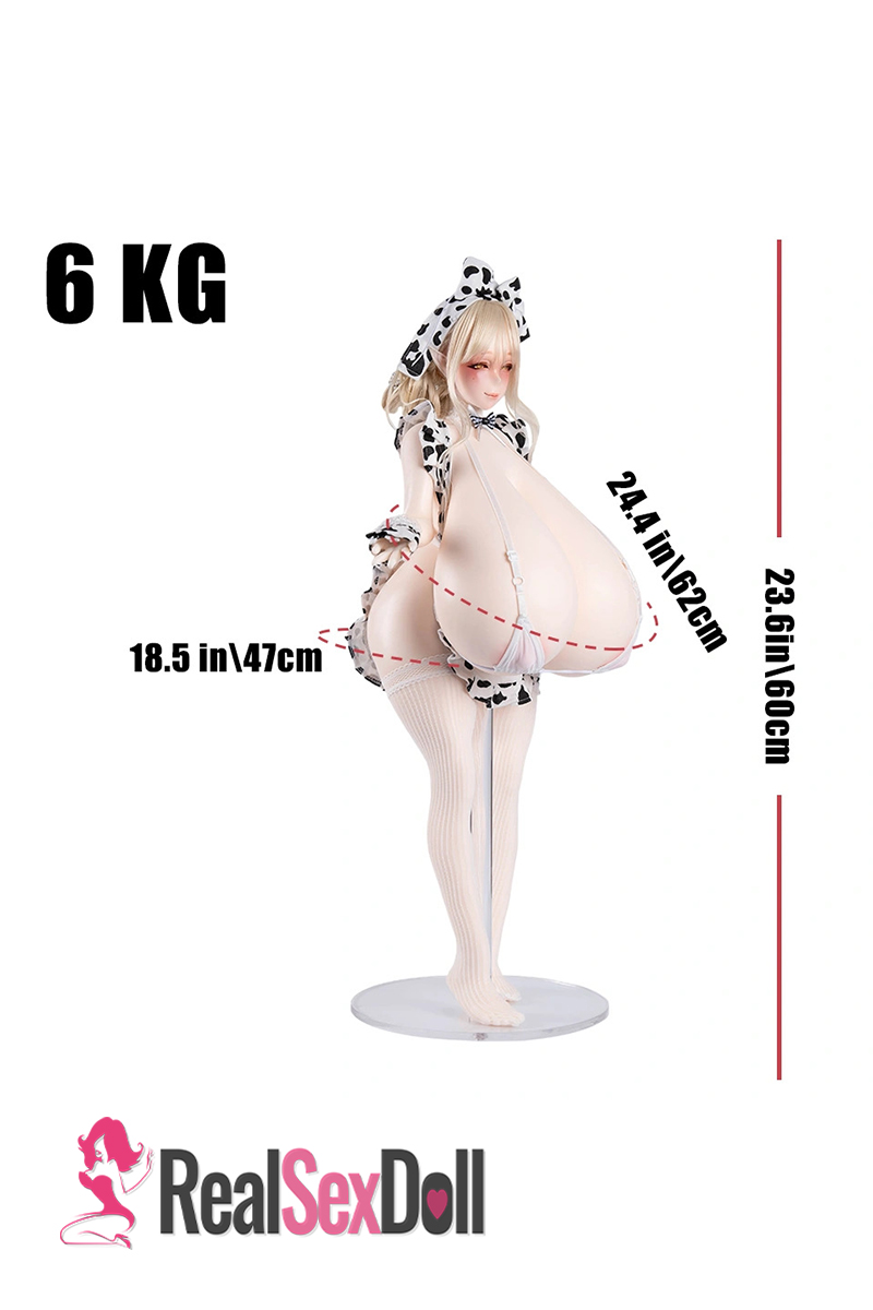 3.0 Riko: Anime Maid Figure Silicone Hentai Sex Doll, 6kg(13.2 lbs) vista 2