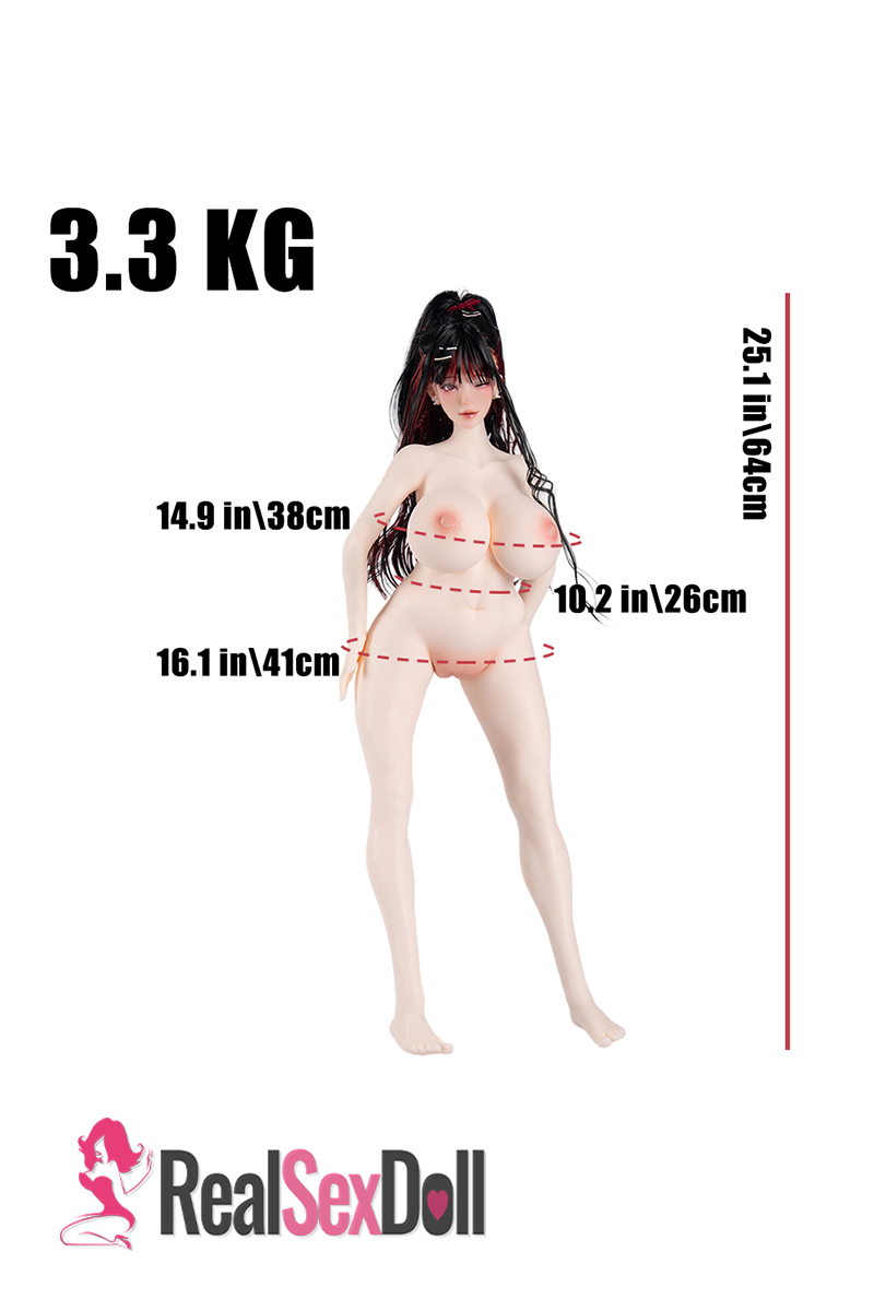 3.0 Nanako: Silicone Anime Hentai Figure, 3.3kg(7.3 lbs) vista 2