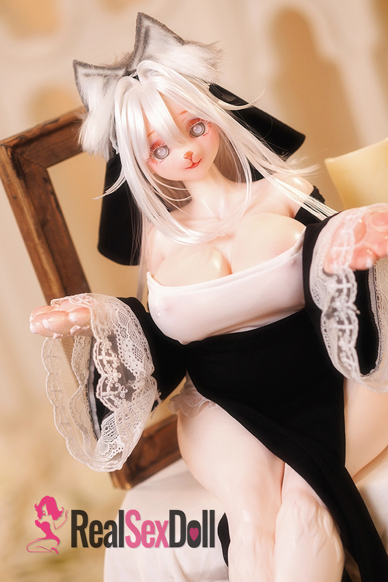 3.0 Nicole: Seamless Neck Furry Silicone Hentai Figure, 4.9kg(10.8 lbs) vista 3