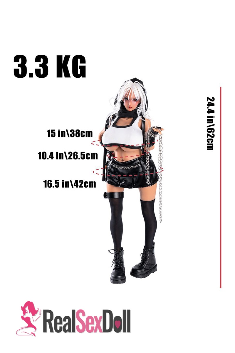 3.0 Raven: Handheld Anime Silicone Hentai Figure, 3.3kg(7.3 lbs) vista 2