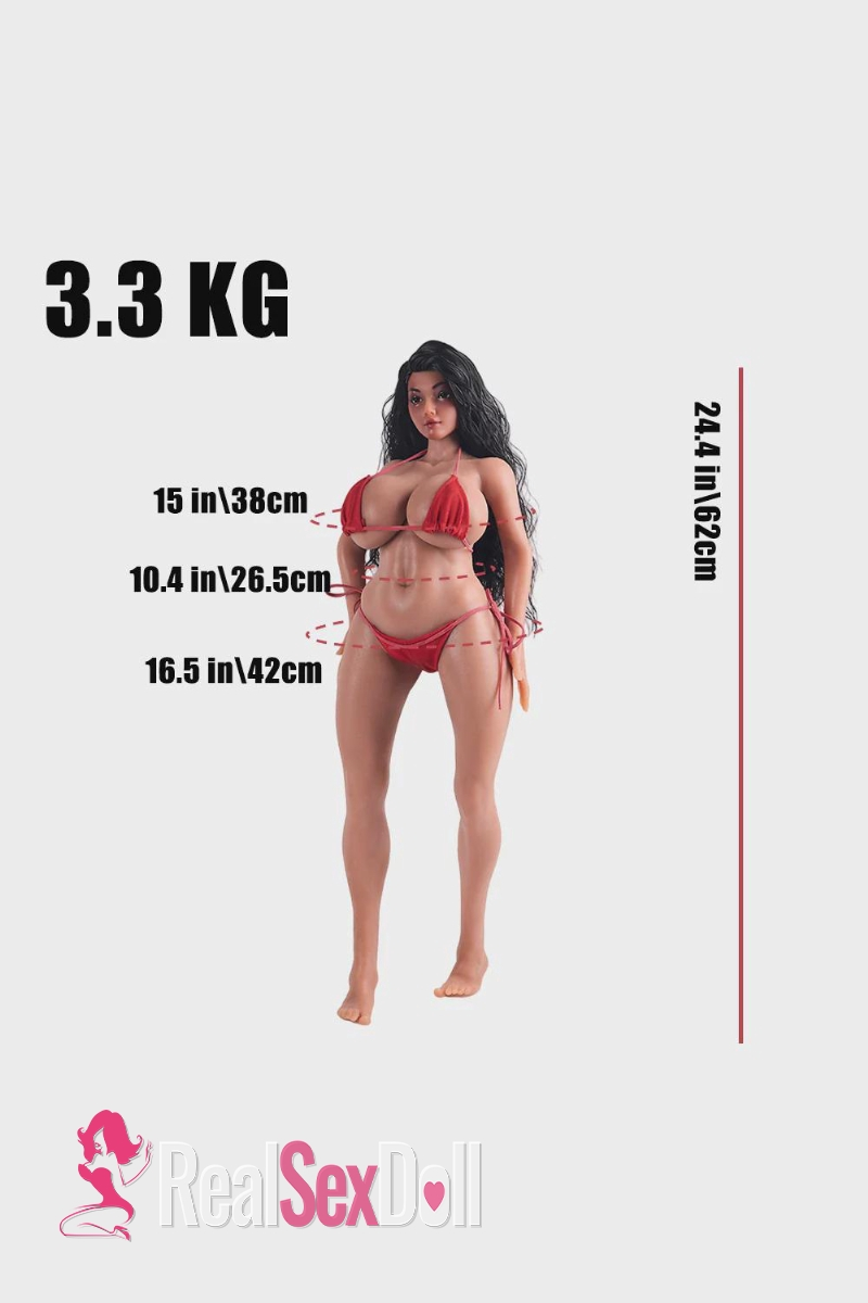 3.0 Valentinaomi: Handheld Anime Silicone Figure, 3.3kg(7.3 lbs) vista 2