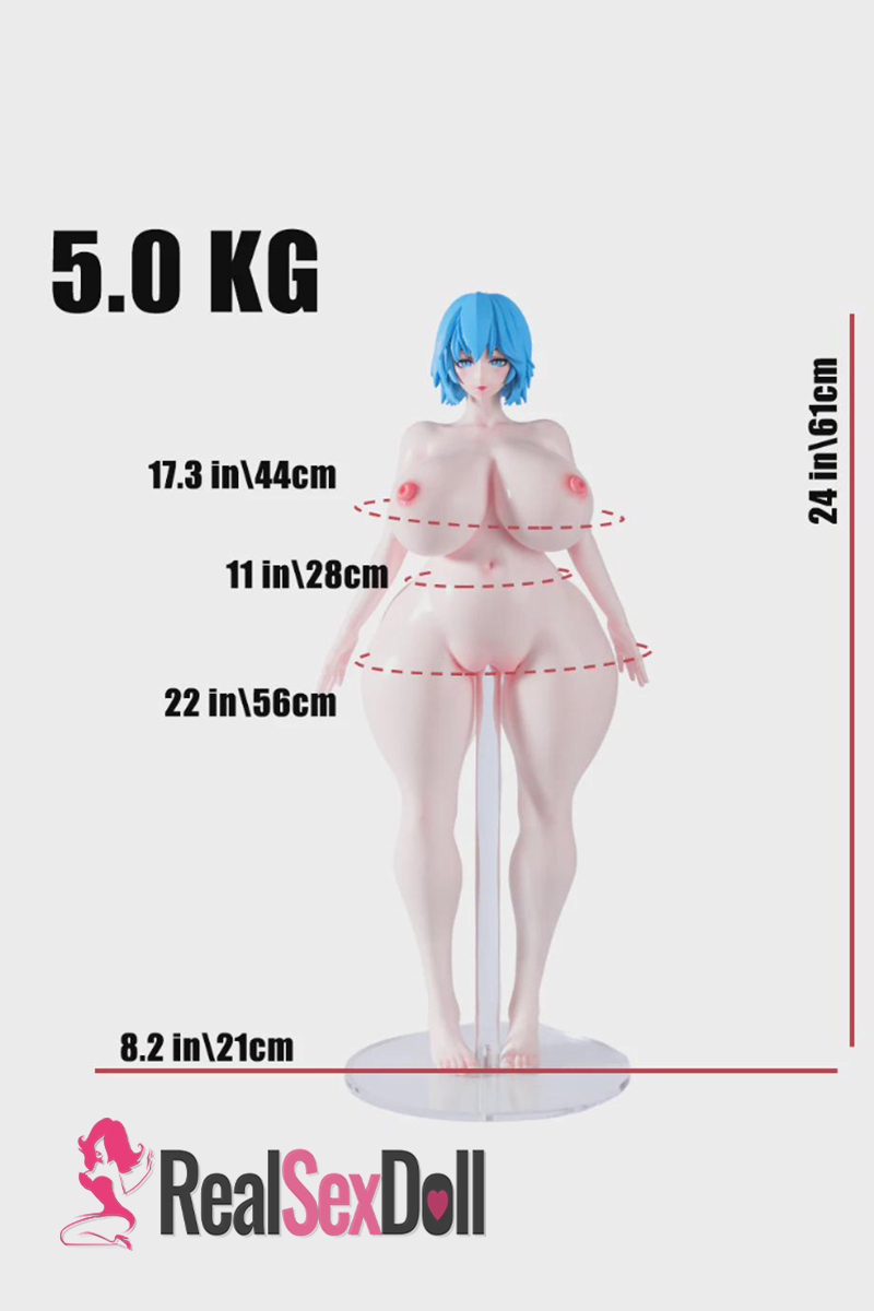 3.0 Akeno: Anime Silicone Hentai Figure, 5kg(11 lbs) vista 2