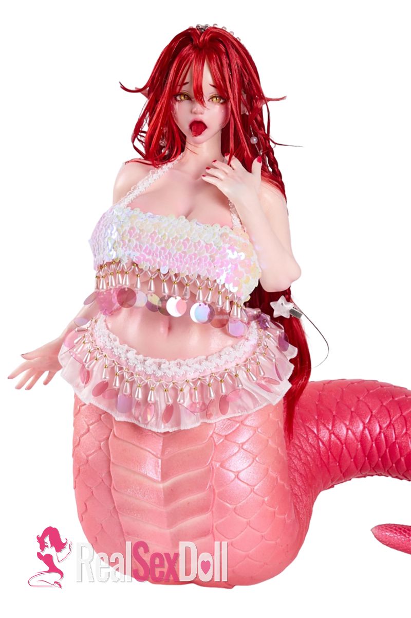 Mera: Silicone Snake Girl Figure Lamia Sex Doll, 8.9kg(19.6 lbs) vista 6
