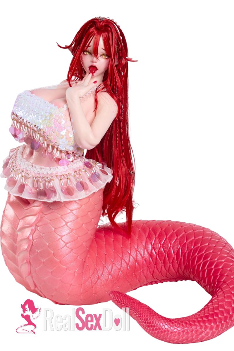 Mera: Silicone Snake Girl Figure Lamia Sex Doll, 8.9kg(19.6 lbs)