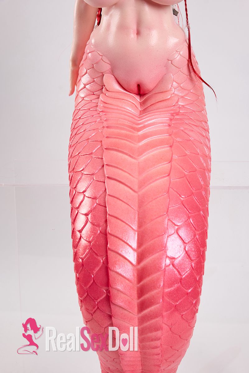 Mera: Silicone Snake Girl Figure Lamia Sex Doll, 8.9kg(19.6 lbs) vista 8