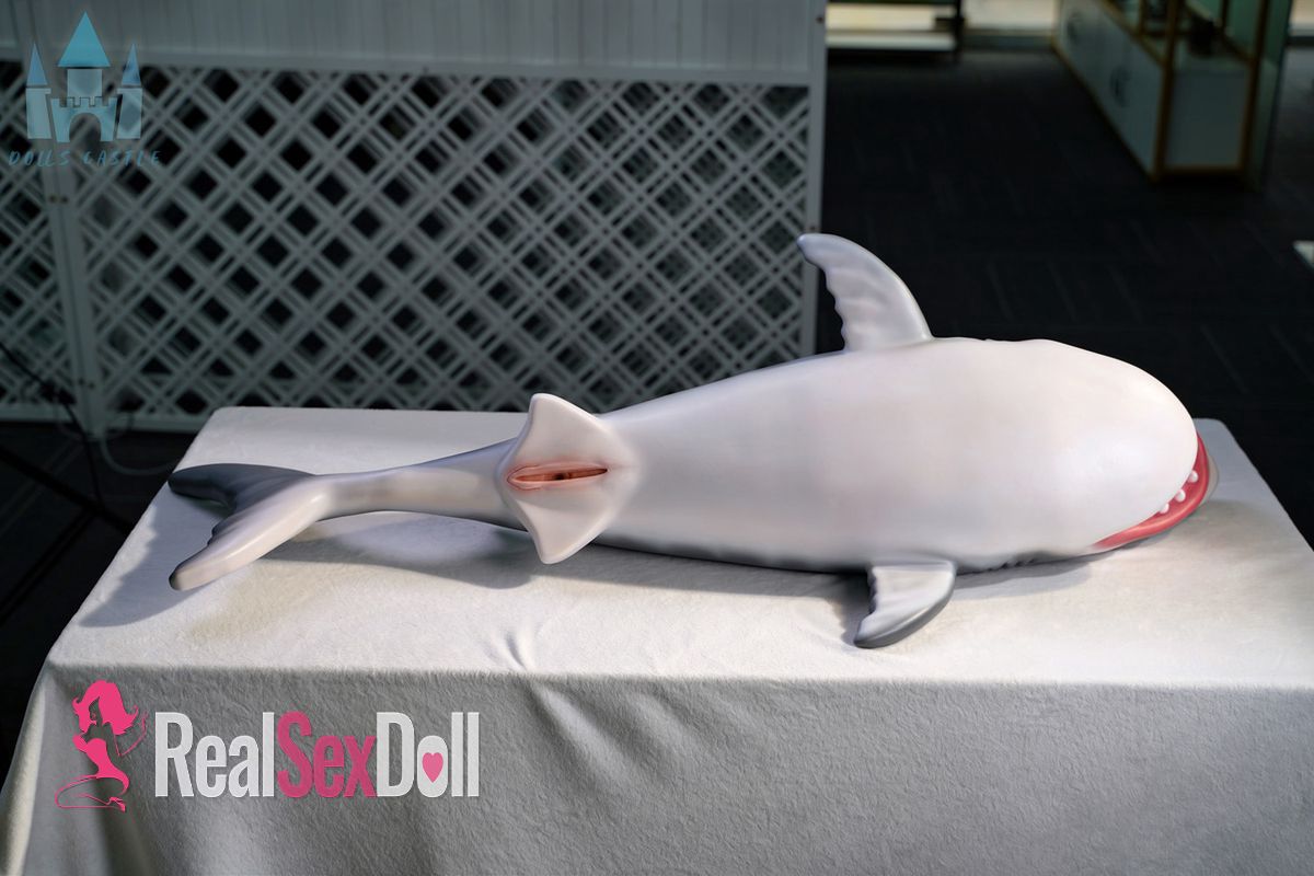 110cm/3ft9 Furry Shark Silicone Sex Doll vista 6