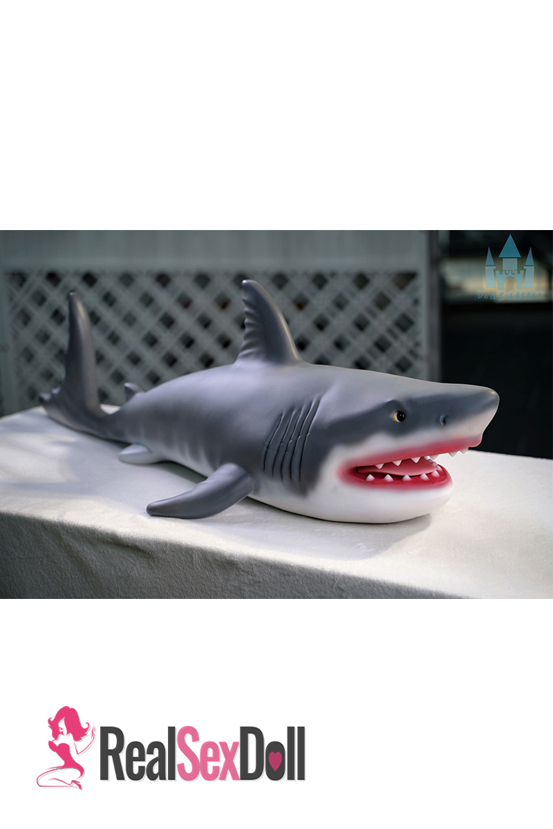 110cm/3ft9 Furry Shark Silicone Sex Doll