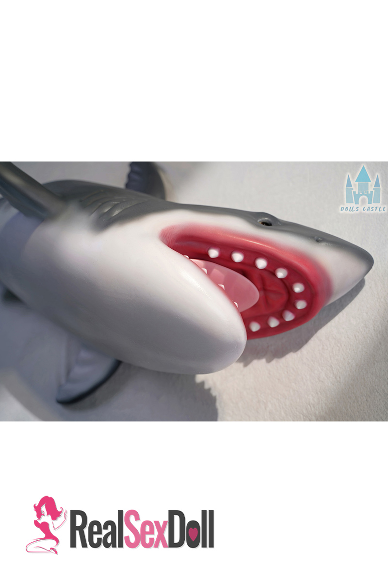 110cm/3ft9 Furry Shark Silicone Sex Doll vista 2