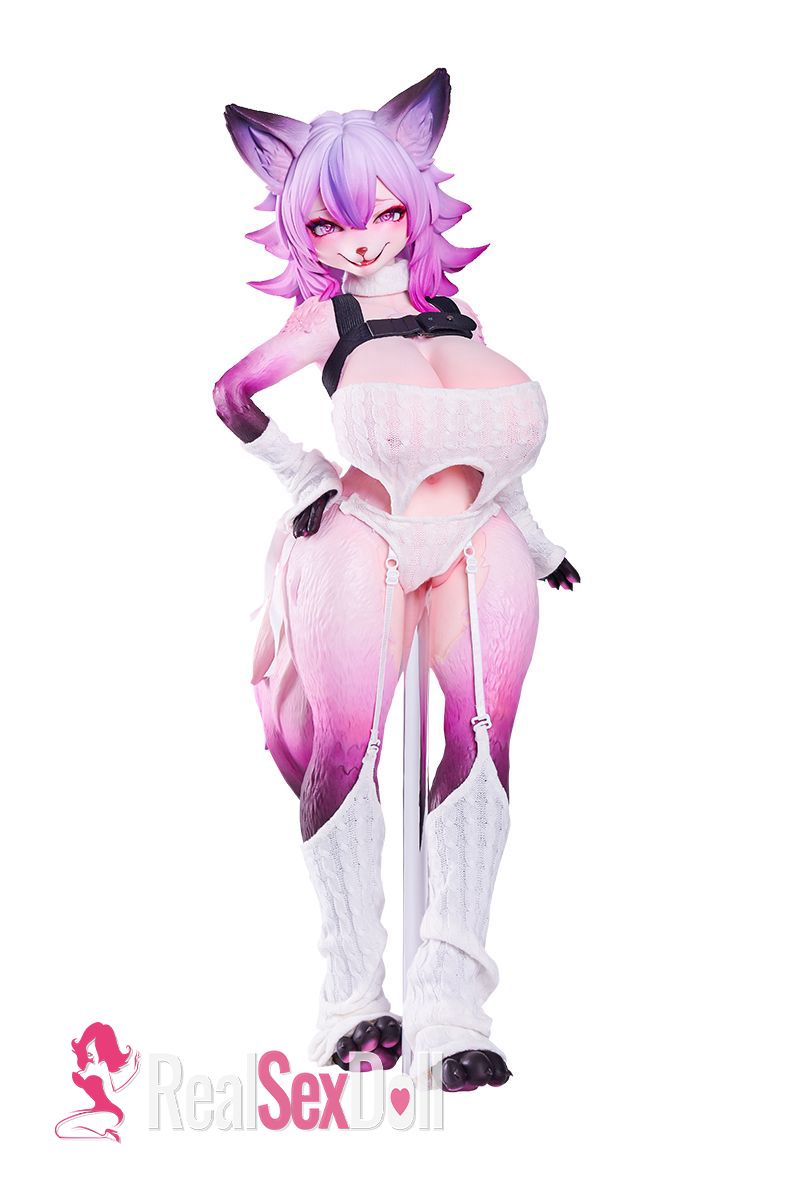 3.0 Vixen Voss Fox Anime Silicone Figure, 7.65kg(17 lbs)